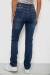 Джинсы женские однотонные Straight fit, цвет синий, 244R11489