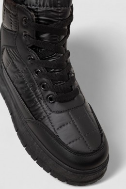 Кроссовки женские зимние на меху, цвет черный, 248RBL3