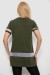 Футболка жіноча з принтом, колір хакі, 244R2081