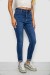 Джинсы женские однотонные Skinny, цвет синий, 244R6672