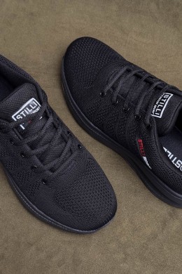 Кроссовки мужские демисезонные, цвет черный, 248RH195