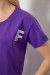 Футболка женская с принтом, цвет фиолетовый, 244R2304-5
