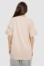 Футболка женская с принтом, цвет светло-бежевый, 244R4012