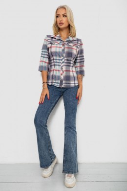 Рубашка женская  230R063-25, цвет Джинс