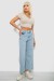 Джинсы женские однотонные Wide leg, цвет голубой, 244R1804S21 Джинсы женские однотонные Wide leg, цвет голубой, 244R1804S21