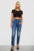 Джинсы женские однотонные Skinny, цвет синий, 244RVE-827 Джинсы женские однотонные Skinny, цвет синий, 244RVE-827