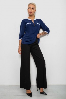 Блуза классическая, цвет синий, 230R051