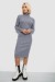 Платье повседневное утепленное, цвет серый, 257R115
