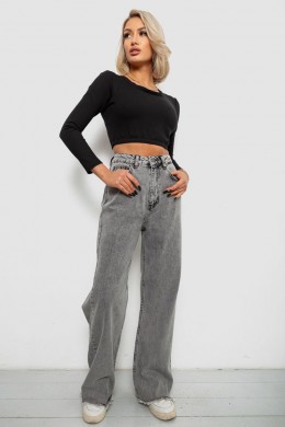 Джинси жіночі MOM, колір сірий, 244R1948