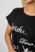 Футболка женская с принтом, цвет черный, 244R3004