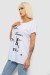 Футболка женская с принтом, цвет белый, 244R3004 Футболка женская с принтом, цвет белый, 244R3004