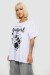 Футболка женская с принтом, цвет белый, 244R6005-1 Футболка женская с принтом, цвет белый, 244R6005-1