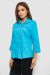 Сорочка жіноча однотонна, колір блакитний, 230R068-7 Сорочка жіноча однотонна, колір блакитний, 230R068-7