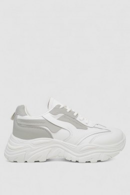 Кросівки жіночі, колір біло-сірий, 248RA100