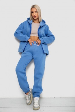 Спортивный костюм женский на флисе, цвет джинс, 238R5715-1