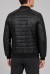 Куртка мужская однотонная экокожа, цвет черный, 243R716-5 Куртка мужская однотонная экокожа, цвет черный, 243R716-5