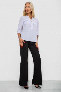 Блуза однотонная, цвет белый, 230R96