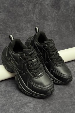 Кросівки жіночі демісезонні, колір чорний, 248RCX1520