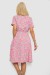 Платье софт с принтом, цвет пудровый, 230R0032-1 Платье софт с принтом, цвет пудровый, 230R0032-1