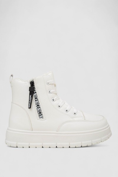 Кросівки жіночі зимові на хутрі, колір білий, 248RBL8