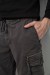 Штаны мужские однотонные, цвет серый, 244R1641