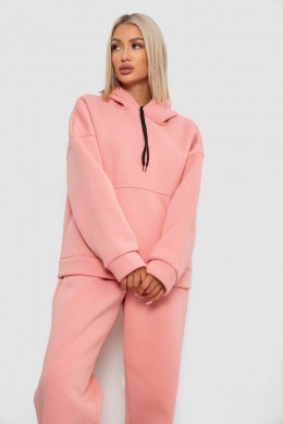 Спортивный костюм женский на флисе, цвет персиковый, 238R5726