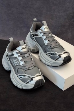 Кроссовки женские демисезонные, цвет темно-серый, 248RCX1530