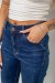 Джинсы женские однотонные Skinny, цвет синий, 244R6672