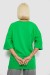 Футболка женская с принтом, цвет зеленый, 244R2020