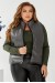 Жилет женский демисезонный экокожа, цвет серый, 257R68 Жилет женский демисезонный экокожа, цвет серый, 257R68