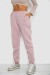 Спортивні штани жіночі на флісі, колір світло-пудровий, 238R57828 Спортивні штани жіночі на флісі, колір світло-пудровий, 238R57828