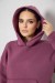 Спортивный костюм женский на флисе, цвет сливовый, 177R055