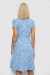 Платье софт с принтом, цвет голубой, 230R0032 Платье софт с принтом, цвет голубой, 230R0032