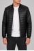 Куртка мужская однотонная экокожа, цвет черный, 243R716-5 Куртка мужская однотонная экокожа, цвет черный, 243R716-5