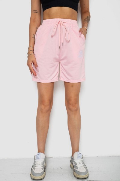 Шорты женские  -уценка, цвет розовый, 238RJH019-1-U-16