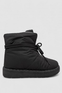 Дутики женские зимние на меху, цвет черно-серый, 248RFM600