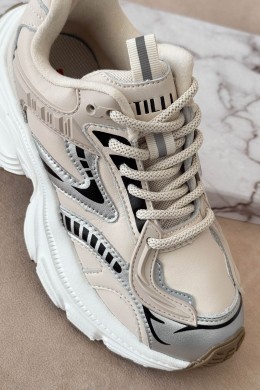 Кроссовки женские демисезонные, цвет бежевый, 248RCX1500