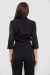 Сорочка жіноча однотонна, колір чорний, 230R068-3