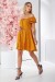 Платье женское с принтом софт, цвет горчичный, 257R811 Платье женское с принтом софт, цвет горчичный, 257R811