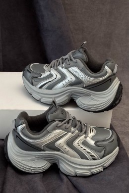 Кроссовки женские, цвет темно-серый, 248RCX1510