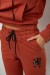 Спортивный костюм женский двухнитка, цвет терракотовый, 214R1419-003
