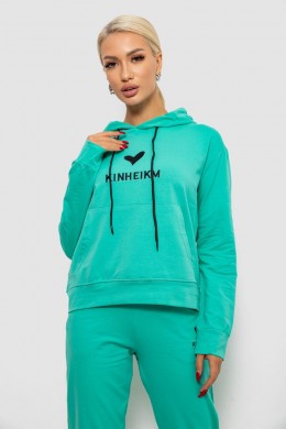 Спортивний костюм жіночий двонитка, колір м'ятний, 214R1419-007