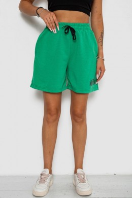 Шорти жіночі з принтом, колір зелений, 238R132