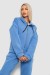 Спортивный костюм женский на флисе, цвет джинс, 238R5715