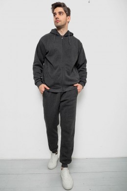 Спортивный костюм мужской утепленный, цвет серый, 244R9104