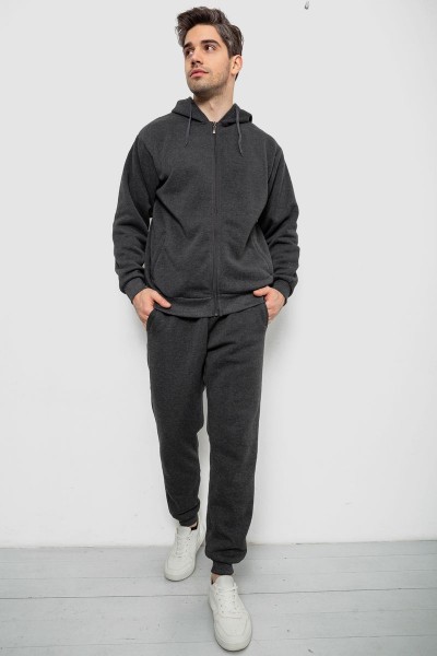 Спортивный костюм мужской утепленный, цвет серый, 244R9104