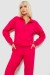 Спортивный костюм женский однотонный, цвет розовый, 244R1069AG