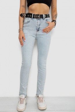 Джинсы женские Skinny Американки, цвет голубой, 182R00659
