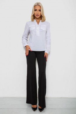 Блуза однотонная, цвет белый, 230R96-10