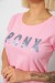 Футболка женская с принтом, цвет розовый, 244R2038